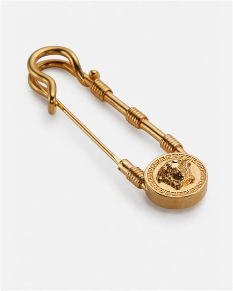 versace t shirt pin|Versace pin brooch.